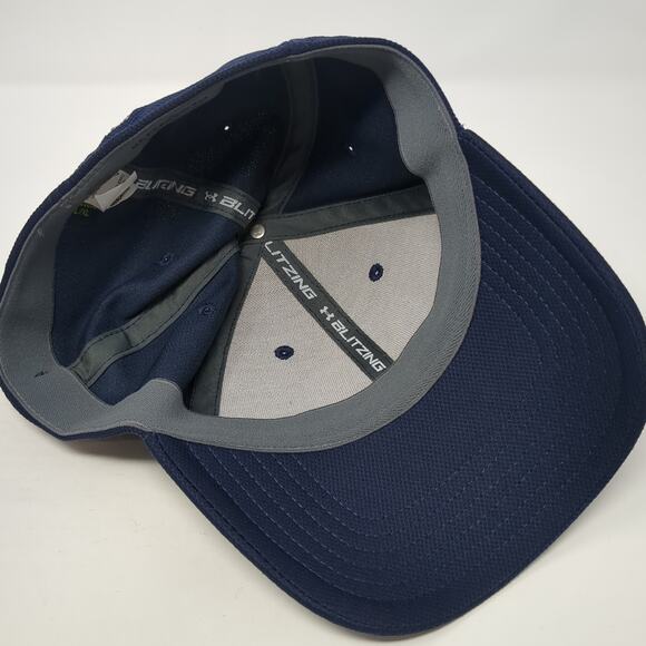 Under Armour Fitted Hat Blue XL Embroidered Logo UA Classic Fit Outdoor - Picture 7 of 9